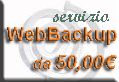 servizio web backup